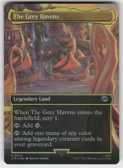 The Grey Havens (Borderless) Foil U Universes Beyond: The Lord of the Rings: MTG - Image 1