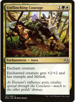 Unflinching Courage 197 MTG NM - Modern Masters 2017 - Image 1