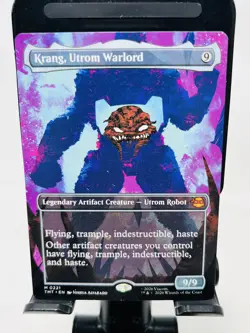 MTG TMNT - Krang, Utrom Warlord (Borderless) - TMT - NM - Image 1