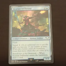 Sicarian Infiltrator MTG Warhammer 40,000 (40K) Uncommon 25 NM - Image 1