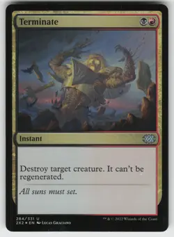 Terminate Foil U Double Masters 2022 284 MTG - Image 1