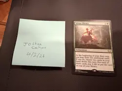 Sylvan Library Commander Collection Green Rare Enchantment MTG 005/008 2020 Eng - Image 1