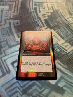 MTG Foil Mox Jasper Serial Numbered 127/500 TDM (Corner Ding Please See Photos) - Image 3