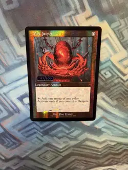 MTG Foil Mox Jasper Serial Numbered 127/500 TDM (Corner Ding Please See Photos) - Image 4