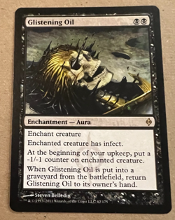 Glistening Oil - New Phyrexia - MTG - Magic the Gathering - Image 1