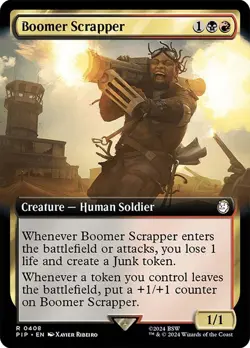 Boomer Scrapper (Extended Art) [Universes Beyond: Fallout] MTG - Image 1