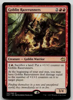 Goblin Razerunners #47 (LP) Merfolk vs Goblins DDT Magic MTG - Image 1