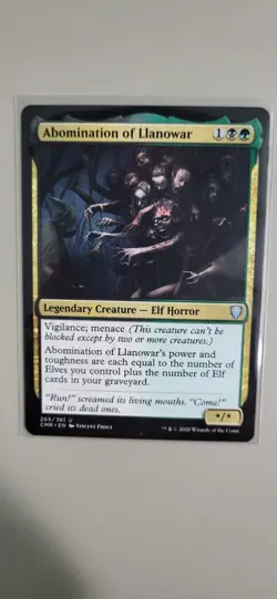 Abomination of Llanowar (Tribal Elf) Commander DECK EDH Magic The Gathering MTG - Image 2