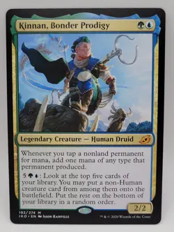 MTG Kinnan Bonder Prodigy NM Ikoria IKO Mythic Rare Simic EDH Commander Staple - Image 1