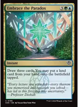 Embrace the Paradox (Foil) 186 MTG NM - Secrets of Strixhaven - Image 1