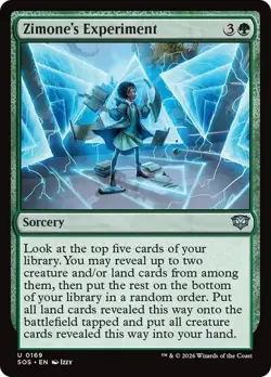Zimone's Experiment (Foil) 169 MTG NM - Secrets of Strixhaven - Image 1