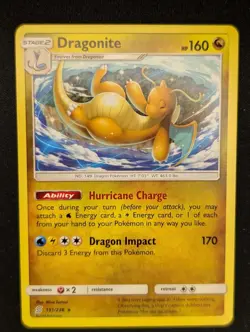 Pokemon TCG Dragonite 151/236 Unified Minds - Image 1