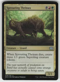Sprouting Thrinax Foil U Double Masters 2022 278 MTG - Image 1