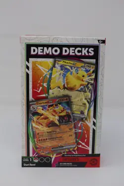 Pokemon Demo Decks Pikachu ex & Charizard ex Factory Sealed 2024 Level 1 - Image 1