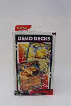 Pokemon Demo Decks Pikachu ex & Charizard ex Factory Sealed 2024 Level 1 - Image 1
