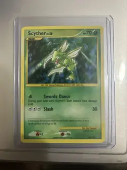 Pokemon Scyther 130/127 Platinum Secret Rare Holo 70 HP Slash Card - Image 1