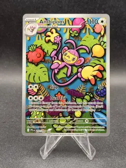 Pokemon Ambipom 107/094 Phantasmal Flames Illustration Rare Full Art NM/Mint - Image 1