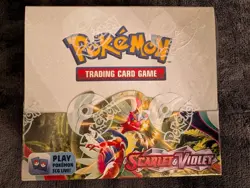 Pokemon TCG Scarlet & Violet Base Booster Box Factory Sealed New 820650863240 - Image 1