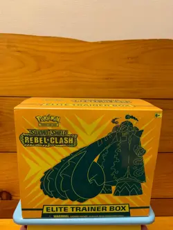 Pokemon Sword and Shield Rebel Clash Elite Trainer Box ETB Brand New Sealed - Image 1