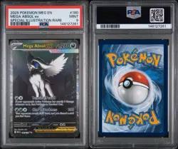 2025 Pokemon Mega Evolution Base #180 SIR Full Art Mega Absol ex PSA 9 Mint - Image 3