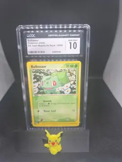 CGC 10 Bulbasaur 39/95 EX Team Magma Vs Aqua 2004 Pokemon Card - Image 1