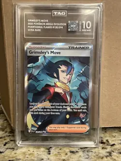Grimsley's Move 2025 Pokemon Mega Evolution Phantasmal Flames 120/094 Ultra Rare - Image 1