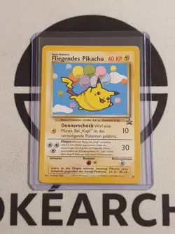 Pokemon Karte Fliegendes Pikachu 25 Promo Pokemon Deutsch 1999 Pokemon Original - Image 1