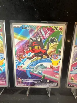 Pokemon TCG Alolan Starters/First Partners - Rowlet, Litten and Poplio NM/Mint - Image 3