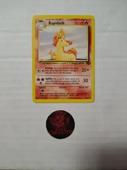 Pokemon TCG Rapidash 44/64 Jungle Unlimited - WOTC - Image 1