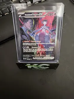 Pokemon TCG Team Rockets Mewtwo EX 213/182 Destined Rivals Special Illustration - Image 1