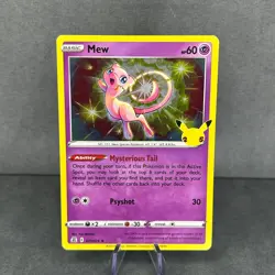 Mew 011/025 CEL Celebrations Holo Pokemon NM - Image 1