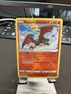 Radiant Charizard 020/159 Radiant Rare Crown Zenith Pokemon Holo Near Mint - Image 1