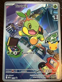 Pokemon TCG Turtwig 040 First Partner Illustration Black Star Promo NM - Image 2