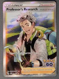 Professor's Research (Full Art) 078/078 Pokemon GO Holo - Image 1