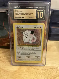 Pokemon 2023 Classic Collection CLC Clefairy 013/034 Holo CGC Pristine 10 - Image 1