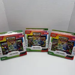 (Lot Of 3) Pokemon TCG First Partner Illustration Collection Series 1 - Image 1