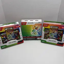(Lot Of 3) Pokemon TCG First Partner Illustration Collection Series 1 - Image 5