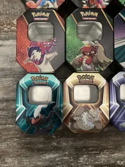 Pokemon TCG Tins - Lot of 15 - Empty - Plus Pokemon Center Special Delivery Box - Image 5