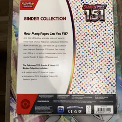Pokemon TCG Scarlet & Violet - 151 Binder Collection - 4 Packs - Image 2