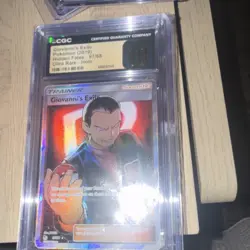 Pokemon Giovanni's Exile Full Art Ultra Rare Holo Hidden Fates 67/68 CGC 10 - Image 1