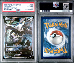 2022 POKEMON SWORD & SHIELD SILVER TEMPEST #186 FULL ART/LUGIA V PSA 10 - Image 3
