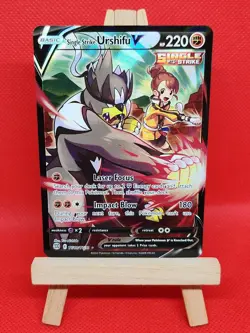 Single Strike Urshifu V TG18/TG30 Brilliant Stars Trainer Gallery Pokemon NM - Image 1