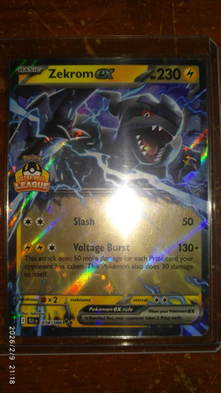 Pokemon TCG Zekrom ex Ultra Ball League Champion Promo 034/086 Asia Exclusive - Image 1