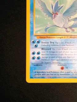 Articuno 17/62 - 1999 Pokemon Fossil Set - Image 2