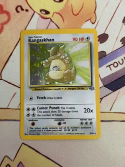 Kangaskhan 5/64 Jungle Set Holo Rare Pokemon WOTC Vintage 1999 - Image 1