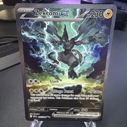 Zekrom ex 166/086 Black Bolt Special Illustration Rare SIR Pokemon TCG - Image 1