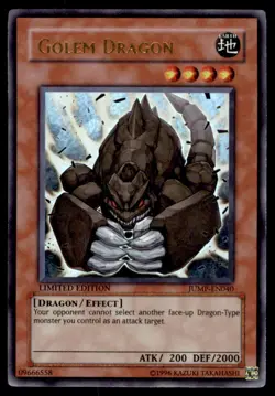 Yu-Gi-Oh! Golem Dragon #JUMP-EN040 Limited Edition Near Mint - Image 1