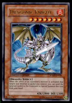 Yu-Gi-Oh! Dragonic Knight #JUMP-EN026 Limited Edition Near Mint - Image 1