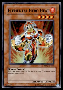 Yu-Gi-Oh! Elemental Hero Heat #PP02-EN007 Near Mint - Image 1