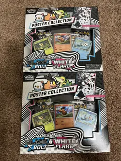 Pokemon TCG: Black Bolt & White Flare- Unova Poster Collection Box LOT OF 2 - Image 1